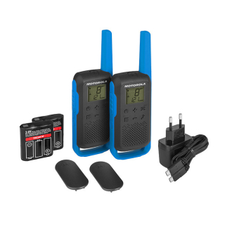 Motorola TALKABOUT T62 PMR446, Blue Twin Pack WE