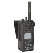 PMLN5840A - Prenosné puzdro z tvrdej kože s 3 "otočnou slučkou pre rádiostanice s displejom