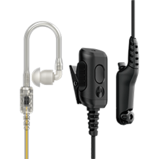 MOTOROLA PMLN8342 – 2-drôtový, IMPRES™ Survelliance Kit, s audio priesvitnou trubicou