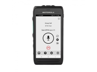 Aplikácia VYSIELAČKA pre smartfón a prevádzku služby Motorola Wave PTX 